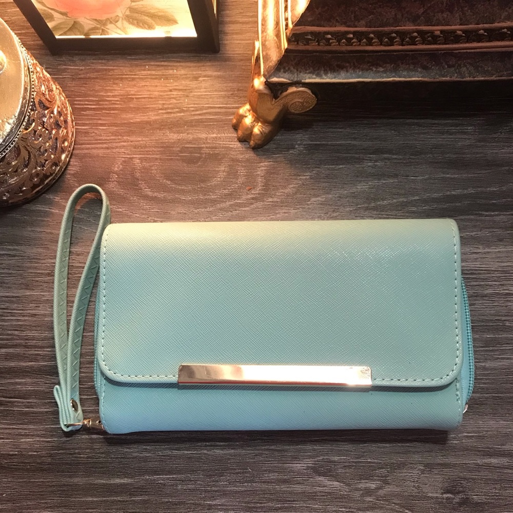 Turquoise Wristlet